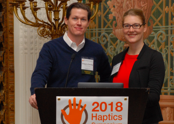 Katherine J. Kuchenbecker at the IEEE Haptics Symposium 2018