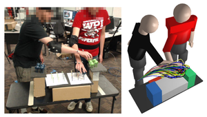 Predicting Human Reaching Motion in Collaborative Tasks Using Inverse Optimal Control and Iterative Re-planning