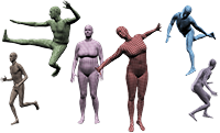 Method for providing a three dimensional body model